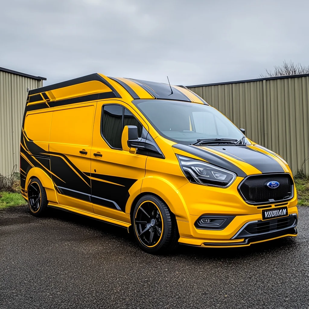 2019 Ford Transit Canary yellow